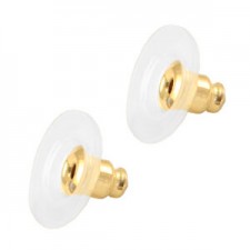 DQ Metal earring backs Gold